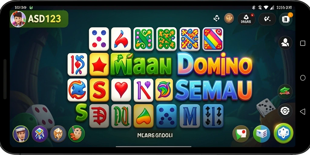 Tampilan gameplay Domino yang menarik dan interaktif.
