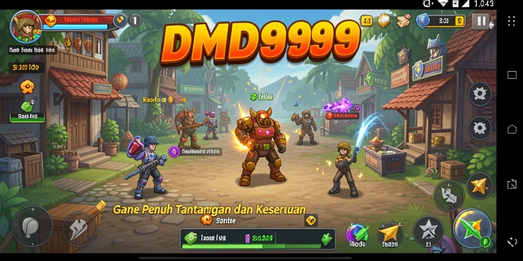 Tampilan gameplay DMD999 yang menarik dan interaktif.