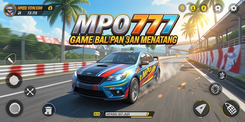 Screenshot MPO777 menampilkan momen seru saat balapan dengan grafik menawan.